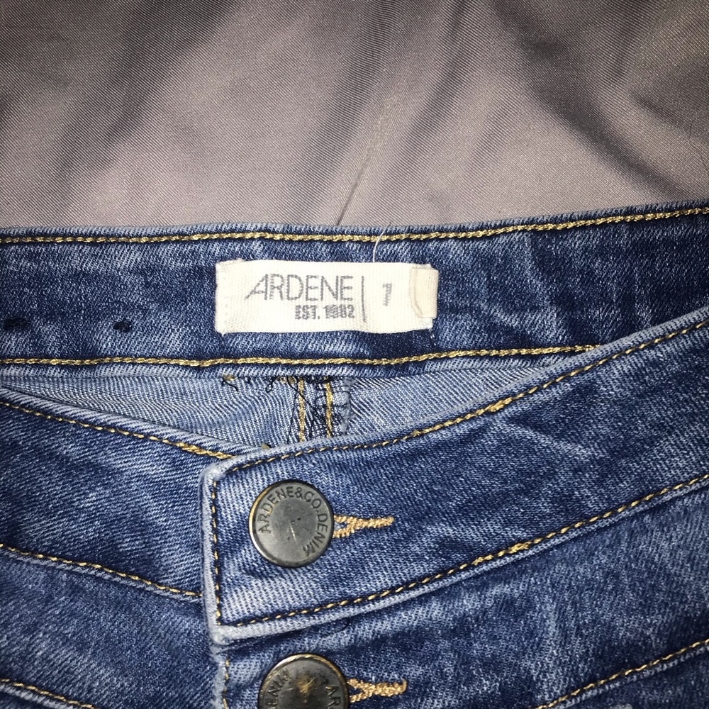 High rise button fly jean shorts - Picture 2 of 3